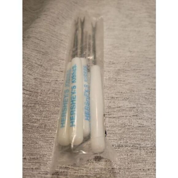 Hershey's Kisses Chocolate Dessert Fondue Set ceramic candy dish - Picture 2 of 10